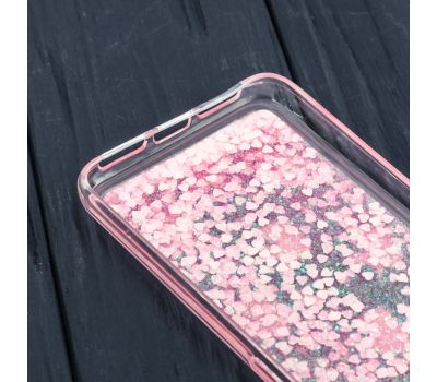 Чохол для Xiaomi Redmi 4x Блискучі вода рожевий "якоря" 923130