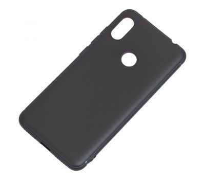 Чохол для Xiaomi Redmi Note 6 Pro Black матовий чорний 925883