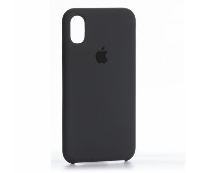 Чохол Silicone для iPhone X / Xs case dark gray 931413