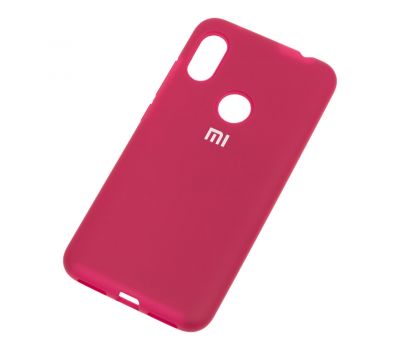 Чохол для Xiaomi  Redmi 6 Pro / Mi A2 Lite Silicone Full рожево-червоний 940296