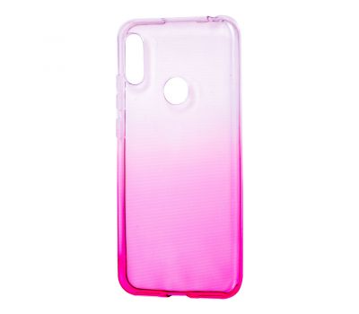 Чохол для Huawei Y6 2019 Gradient Design рожево-білий