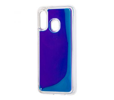 Чохол для Samsung Galaxy A20/A30 "рідкий пісок" синій