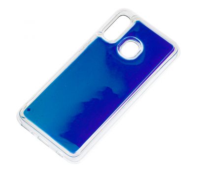Чохол для Samsung Galaxy A20/A30 "рідкий пісок" синій 947370