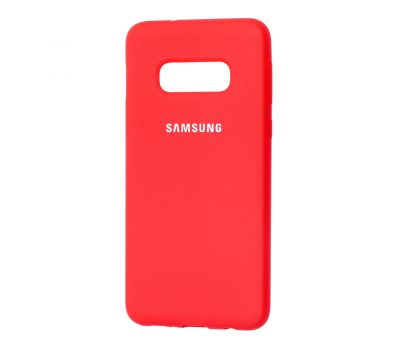 Чохол Samsung Galaxy S10e (G970) Silicone cover червоний