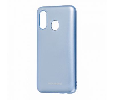 Чохол для Samsung Galaxy A40 (A405) Molan Cano Jelly глянець блакитний