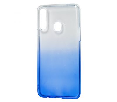 Чохол для Samsung Galaxy A20s (A207) Gradient Design біло-блакитний