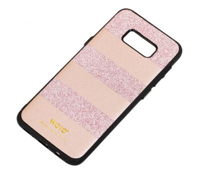 Чохол для Samsung Galaxy S8+ (G955) woto з блискітками рожевий 952371