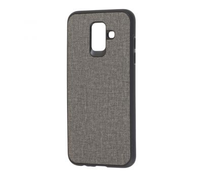 Чохол для Samsung Galaxy J6 2018 (J600) Hard Textile сірий