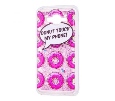 Чохол для Samsung Galaxy J7 (J700) Блискки вода Fashion "Donut"