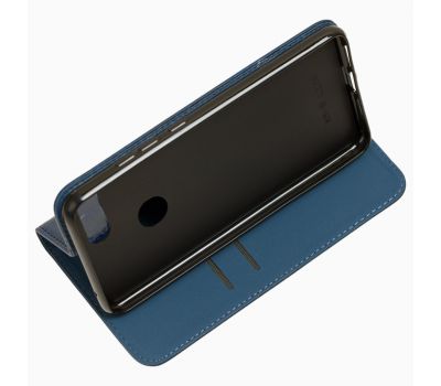 Чохол книжка для Xiaomi Mi 8 Lite Black magnet синій 956781