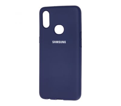 Чохол для Samsung Galaxy A10s (A107) Silicone Full темно-синій / midn blue 957370