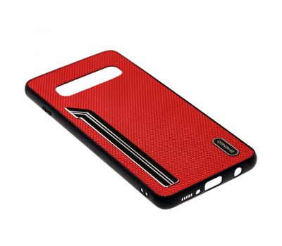 Чохол для Samsung Galaxy S10 (G973) Shengo Textile червоний 960206
