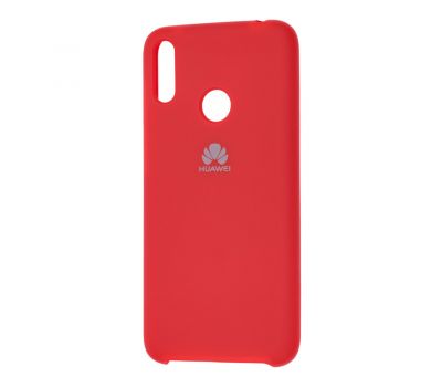 Чохол для Huawei Y7 2019 Silky Soft Touch "червоний"