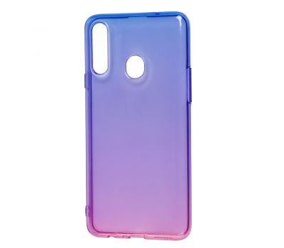 Чохол для Samsung Galaxy A20s (A207) Gradient Design рожево-блакитний