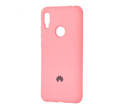 Чохол для Huawei Y6 2019 Silicone Full рожевий