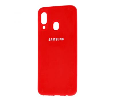 Чохол для Samsung Galaxy A40 (A405) Silicone cover червоний