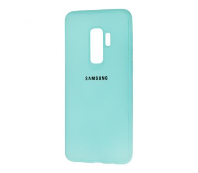 Чохол для Samsung Galaxy S9+ (G965) Logo бірюзовий