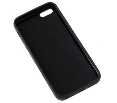 Чохол Top-V для iPhone 5 шкіра з металевою вставкою бордовий 985540