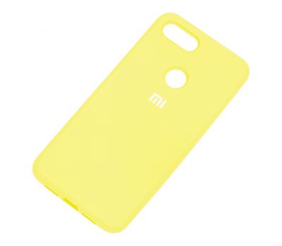 Чохол для Xiaomi Mi 8 Lite Silicone Full лимонний 986946