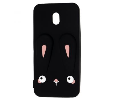 Чохол 3D для Xiaomi Redmi 8A Rabbit чорний