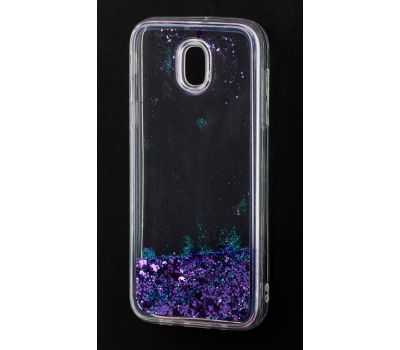 Чохол для Samsung Galaxy J5 2017 (J530) блискітки вода фіолетовий 99546