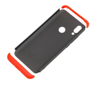 Чохол GKK LikGus для Xiaomi Redmi 7 чорно-червоний 990370
