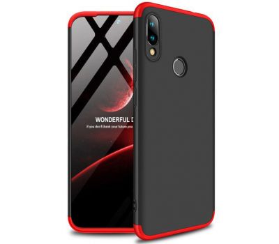 Чохол GKK LikGus для Xiaomi Redmi 7 чорно-червоний
