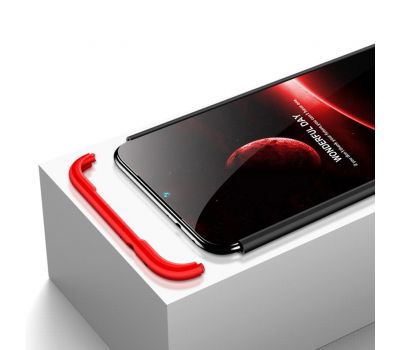 Чохол GKK LikGus для Xiaomi Redmi 7 чорно-червоний 990367
