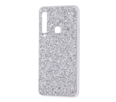 Чохол для Samsung Galaxy A9 2018 (A920) Shining sparkles з блискітками сріблястий