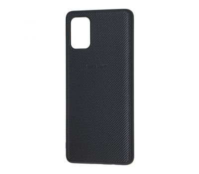 Чохол для Samsung Galaxy A51 (A515) Fiber Logo чорний