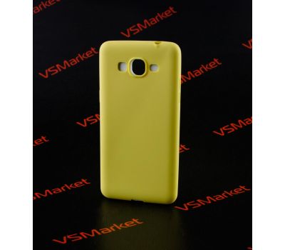 Силіконовий чохол 0.5 mm Melody copy для Samsung Galaxy J3 жовтий