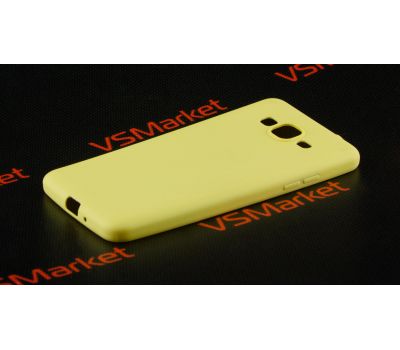 Силіконовий чохол 0.5 mm Melody copy для Samsung Galaxy J3 жовтий 991586