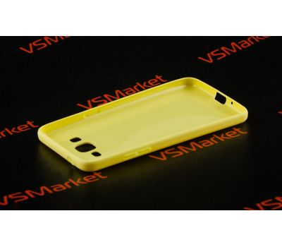 Силіконовий чохол 0.5 mm Melody copy для Samsung Galaxy J3 жовтий 991587