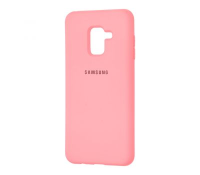 Чохол для Samsung Galaxy A8 2018 (A530) Silicone Full рожевий