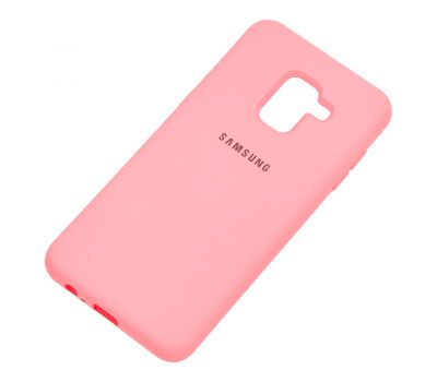 Чохол для Samsung Galaxy A8 2018 (A530) Silicone Full рожевий 994947