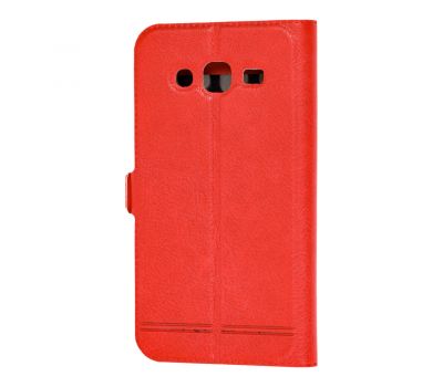 Чохол книжка Samsung Galaxy J7 (J700) Rock з двома вікнами червоний 996554