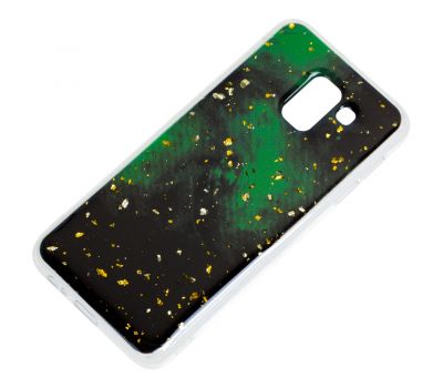 Чохол для Samsung Galaxy J6 2018 (J600) Art confetti "темно-зелений" 998192