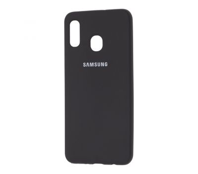 Чохол Samsung Galaxy A20 / A30 Silicone cover чорний