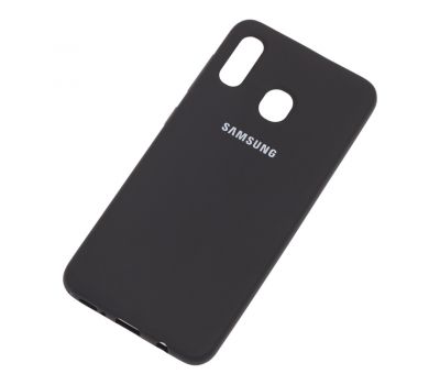 Чохол Samsung Galaxy A20 / A30 Silicone cover чорний 998261