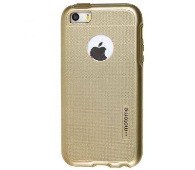 Чохол протиударний Motomo для iPhone 5 золотистий