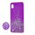 Чохол для Samsung Galaxy A10 (A105) блискітки + popsocket "світло-фіолетовий" 1002081