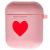 Чохол для AirPods Silicone Love "рожевий" 1003238