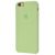 Чорний для iPhone 6 / 6s Silicone case зелений 1014942
