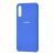 Чохол для Samsung Galaxy A70 (A705) Silky Soft Touch світло-синій 1023720