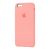 Чохол Silicone для iPhone 6 / 6s case яскраво-рожевий 1024199
