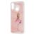 Чохол для Huawei P Smart Plus Блискучі вода світло-рожевий "дівчина з букетом" 1027694