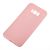 Чохол Samsung Galaxy S8+ (G955) Silicone cover рожевий 1032667