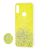 Чохол для Huawei Y6 2019 блискітки + popsocket "лимонний" 1033526