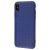 Чохол Weaving для iPhone X / Xs case синій 1035835