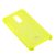 Чохол для Xiaomi Redmi 5 Silky Soft Touch лимонний 1036905